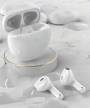 SŁUCHAWKI BEZPRZEWODOWE AIR PRO 6 TWS POWERBANK