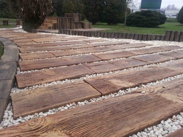 DESKA BETONOWA IMITACJA DREWNA BETONOWE DREWNO