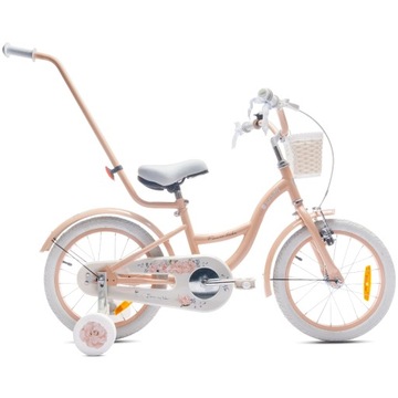 Велосипед для девочек 16 дюймов Flower Bike абрикос