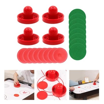 1 комплект мини-толкателей для аэрохоккея и хоккейных шайб