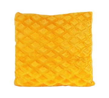 KANARKOWA POSZEWKA 40x40 cm FUTERKO ROMBY BOHO