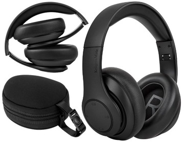 SŁUCHAWKI BEZPRZEWODOWE BT KRUGER&MATZ NAUSZNE MIKROFON BLUETOOTH SKŁADANE