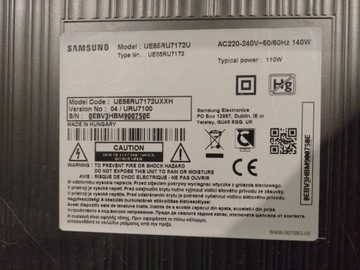 Płyta główna TV SAMSUNG UE55RU7192 BN41-02703A