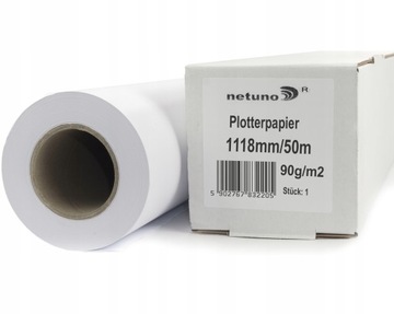 Papier do plotera w roli 1118 x 50mb 90g