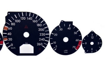 Стрелки одометра MERCEDES R129, замена миль/ч км/ч