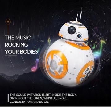 Умный игрушечный робот с дистанционным управлением BB-8 «Звездные войны»