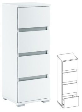 097-011 Szafka Łazienkowa 32/100 - BIAŁY