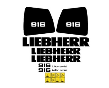 Naklejki oklejenie LIEBHERR 916