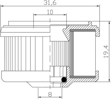 ВСТАВКА ФИЛЬТРА ЖИДКОЙ ФАЗЫ VALTEK FCVAL01 10/8
