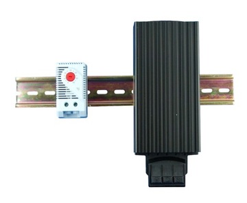 OGRZEWACZ DO OBUDÓW, RACK 230 V 60 W TERMOSTAT DIN