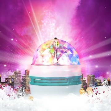 ЛАМПА E27, ВРАЩАЮЩИЙСЯ СВЕТОДИОДНЫЙ ШАР DICO, МОЩНЫЙ