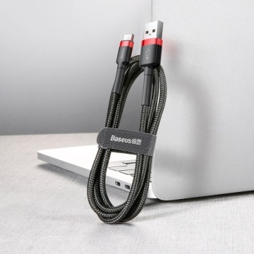 КАБЕЛЬ BASEUS FAST USB/USB C QC ПРОЧНЫЙ КАБЕЛЬ ДЛЯ ТЕЛЕФОНА И КОМПЬЮТЕРА 3А 1м