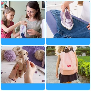 2x ЛЕНТА ДЛЯ СКАТЫВАНИЯ ОДЕЖДЫ ДЛЯ УКОРОЧЕНИЯ И РЕМОНТА БРЮК 2см 65м + 65м