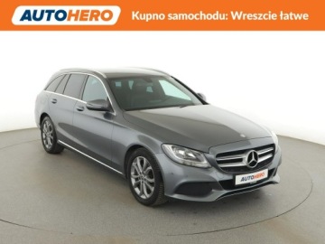 Mercedes Klasa C W205 Kombi 180 156KM 2017 Mercedes C 180 Avantgarde półskóra navi grzane, zdjęcie 9