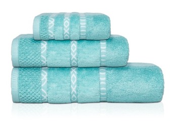 RĘCZNIK FROTTE 50x90cm MIĘTOWY 550g/m2