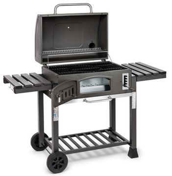 Grill węglowy Angular XXL ruszt żeliwny 70 x 46 cm Activa 11250C