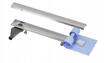 Odpływ liniowy PL PRZESUNIĘTY NISKI SYFON 80 CM