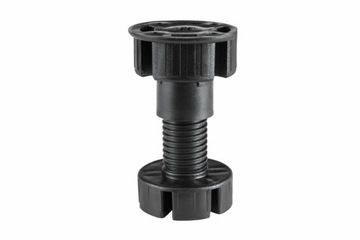 NÓŻKA DO SZAFEK CZARNA 60MM stopka regulowana