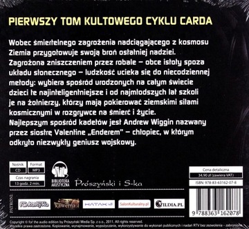 ИГРА ЭНДЕРА - КАРТОЧКА ОРСОНА СКОТТА [АУДИОКНИГА] [CD-MP3]