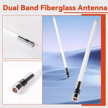 Antena dwupasmowa NL550 136-174/400-470MHz VHF UHF z włókna szklanego