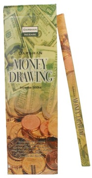 Indyjskie kadzidełka Money Drawing Darshan Incense