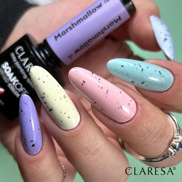 Лак гибридный Claresa MARSHMALLOW 4 пастель