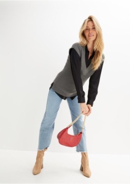 48 Bonprix СЕРЫЙ ДЖЕМПЕР