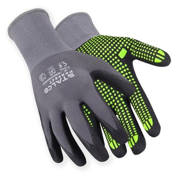STALCO Rękawice Nitrile Flex Dots spandex roz 8