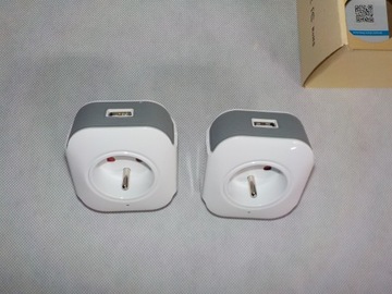 Умная розетка, Wi-Fi (FR) USB-порт Yuanguo