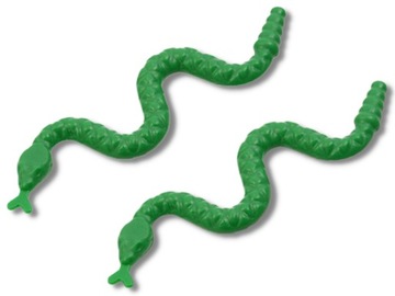 LEGO 30115 Zwierzęta Snake Wąż Zielony Green 2szt