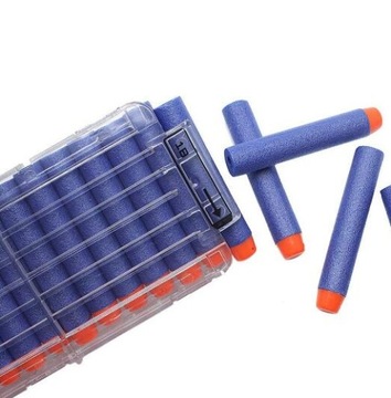 ПРОЗРАЧНЫЙ ЖУРНАЛ CLIP НА 18 СЪЕМОК NERF