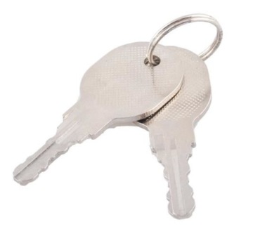 Алюминиевая ручка с ключом для защиты окон