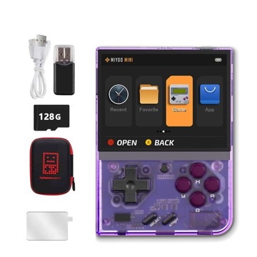 КОРПУС С 3,5-ДЮЙМОВОЙ ИГРОВОЙ КОНСОЛЬЮ IPS С TF-КАРТОЙ 128 ГБ И БОЛЕЕ 15 000 ИГР