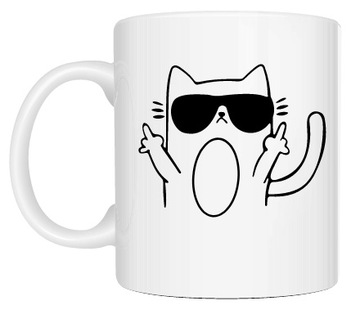 ŚMIESZNY KUBEK ZAPRASZAM WYPIERDAL*Ć DO PRACY URODZINY F*CK YOU TOM & JERRY