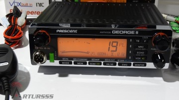 Президент Георг II ASC NRC AM/FM/SSB ПОЛНЫЙ ДИАПАЗОН + ASTATIC