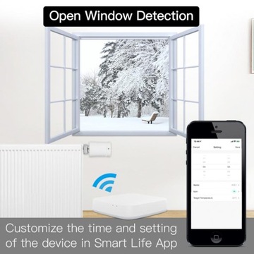 ТЕРМОСТАТИЧЕСКАЯ ГОЛОВКА SMART WIFI ZIGBEE TUYA 3.0