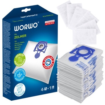 24x Worki do Odkurzacza Zelmer Odyssey Meteor 2 Elf 2 Elf 3 Bosch AquaWash