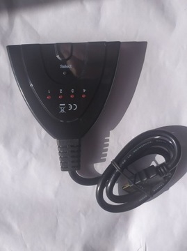 ROZDZIELACZ 4x HDMI 4k SPLITTER 1080p SWITCH