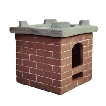 Kuchenka do domku dla lalek miniaturowe akcesoria do majsterkowania scena ż