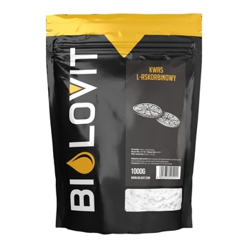 Kwas l-askorbinowy Witamina C 100% Proszek 1000g