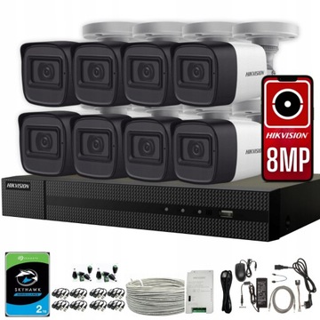 zestaw monitoringu 8mPx HIKVISION 4K