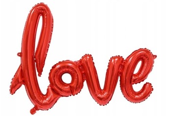 Balon Foliowy LOVE Walentynki Ślub Zaręczyny 55cm