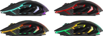 Myszka Gamingowa Mysz Dla Graczy Bezprzewodowa LED RGB Defender Trigger