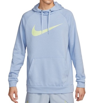 Nike klasyczna bluza męska błękitna Dri-Fit Hoodie CZ2425-479 M