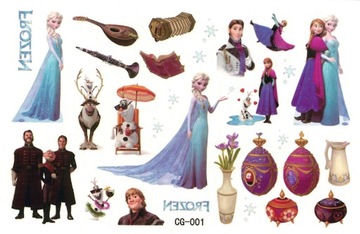 Tatuaż zmywalny dla dzieci ELSA ANNA CG001