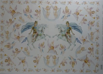papier do decoupage 50 x 70cm - anioł 1