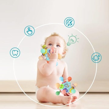 СЕНСОРНЫЕ ШАРИКИ, ИГРУШКИ, ОБРАЗОВАТЕЛЬНЫЕ ШАРЫ, ПРОРЕЗЫВЧИК 0–12 МЕСЯЦЕВ, ПОДАРОК