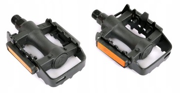 Велосипедные педали PROFex с отражателем - АЛЮМИНИЙ