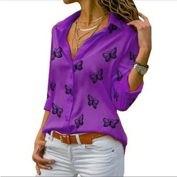 Women Long Sleeve Blouse Oversized Spring Autumn T