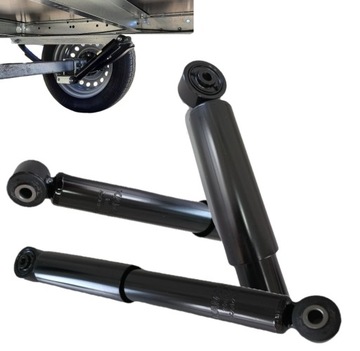 AMORTYZATOR DO OSI RESOROWANEJ PRZYCZEPKI PRZYCZEPY DŁUGI 430MM 2SZT